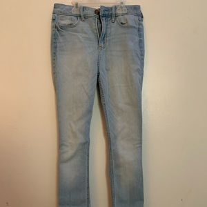 Light blue hollister high rise jeans